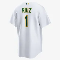 Esteury Ruiz Athletics чоловічі Nike MLB Replica Jersey колір білий