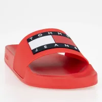 Шлёпанцы Tommy Jeans Pool Slide EM0EM01191-XNL - Красные