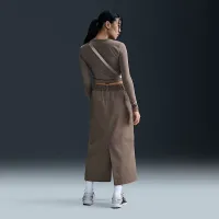 Nike Sportswear Collection жіноча Twill спідниця колір коричневий