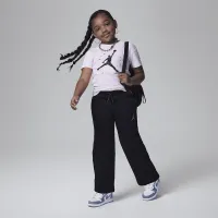 Nike Jordan Icon Play Wide Leg Pants Little Kids Pants колір чорний