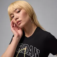 Nike Jordan Brooklyn жіноча футболка колір чорний