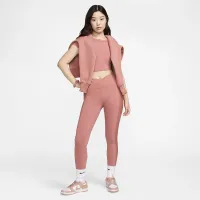 Nike One Wrap женская С высокой Талией 7/8 лосины Pink