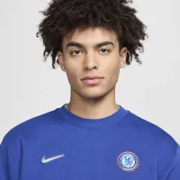 Chelsea FC Club мужские Nike Soccer Crew-Neck свитшот синий