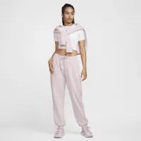 Nike Sportswear Club Fleece женская Mid-Rise оверсайз Sweatpants цвет фиолетовый