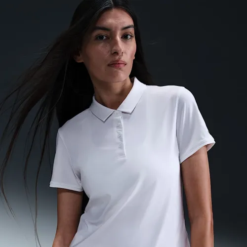 Nike Victory женская Dri-FIT Short-Sleeve для гольфа Polo цвет белый
