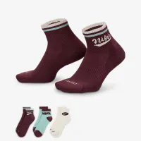 Nike Everyday Plus Ankle носки (3 пары) многоцветный