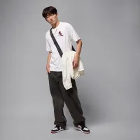 Nike Jordan AJ1 мужские футболка цвет белый