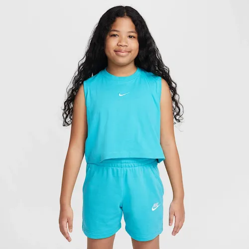 Nike Sportswear Big дитячі (Girls') Tank Top колір зелений