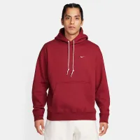 Nike Solo Swoosh чоловічі Fleece Pullover Толстовка з капюшоном колір червоний