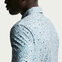 Nike Tailoколір червоний Performance чоловічі Dri-FIT для гольфу Polo блакитний