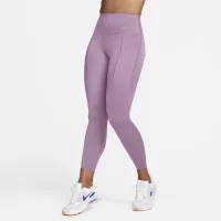 Nike Go женская Firm-Support С высокой Талией 7/8 лосины с карманамицвет фиолетовый