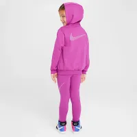 Nike Shine Little детские Full-Zip Толстовка с капюшоном and лосины набор цвет фиолетовый