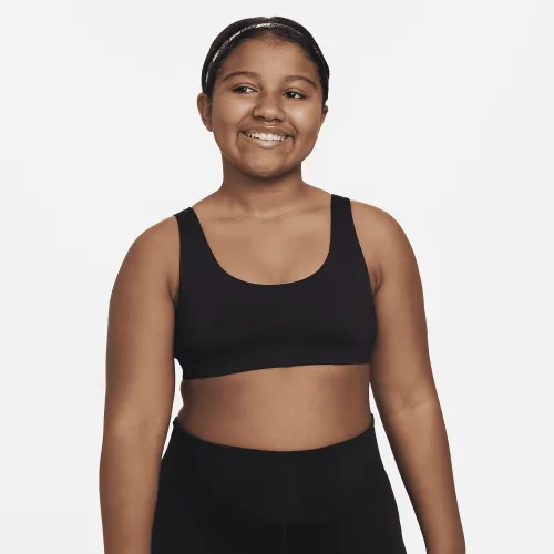 Nike Dri-FIT Alate All U Big дитячі (Girls') Sports Bra (Extended Size) колір чорний