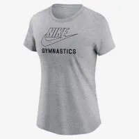 Nike Swoosh жіноча Gymnastics футболка колір сірий