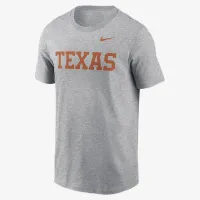 Texas Longhorns Primetime Wordmark чоловічі Nike College футболка колір сірий