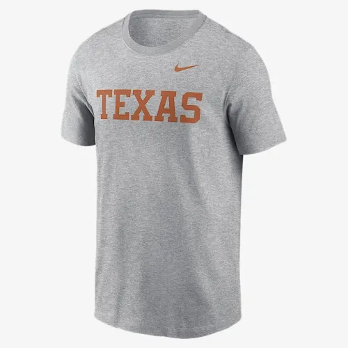 Texas Longhorns Primetime Wordmark чоловічі Nike College футболка колір сірий