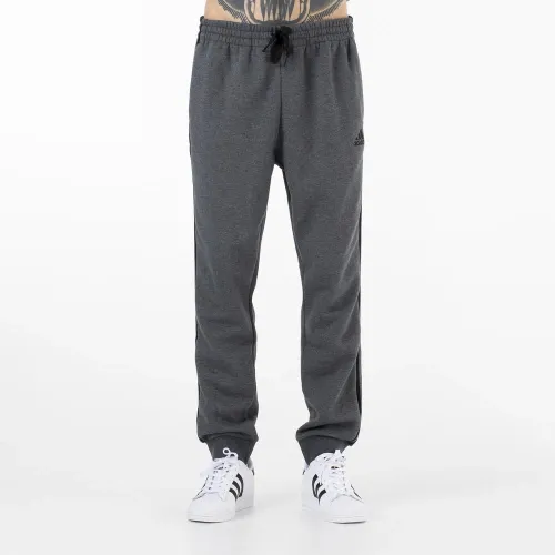Штани adidas Essentials Fleece Tapeколір червоний Cuff 3-Stripes GK8826 - Сірі