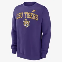 LSU Tigers Legacy Classic Arch Over Logo чоловічі Nike College Pullover Crew колір фіолетовий