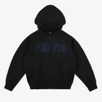 Кофта/футболка męska Prosto Zip Толстовка с капюшоном Axel KL251MSWE2181 -  Черная