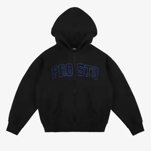 Кофта/футболка męska Prosto Zip Толстовка с капюшоном Axel KL251MSWE2181 -  Черная