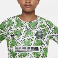 Nigeria Academy Pro Big дитячі Nike Dri-FIT Pre-Match Soccer Top колір зелений