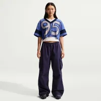 Nike Sportswear жіноча оверсайз Cropped Jersey блакитний