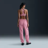 Nike Sportswear Club Fleece женская Mid-Rise оверсайз Sweatpants Pink