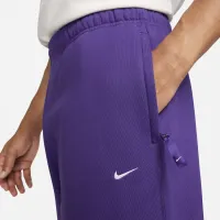 Nike Solo Swoosh чоловічі Fleece Pants колір фіолетовий