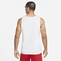 Nike Dri-FIT мужские тренировочные Tank цвет белый