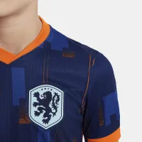Netherlands (Men's Team) 2024/25 Stadium Away Big Kids' Nike Dri-FIT Soccer Replica Jersey Blue