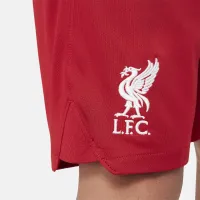 Liverpool FC 2023/24 Stadium Home Big детские Nike Dri-FIT Soccer шорты цвет красный