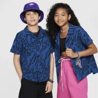 Nike SB Big дитячі Dri-FIT Button-Down Skate Shirt блакитний
