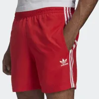 Шорти adidas Original Adicolor Classics 3-Stripes Swim HF2120 - Червоні