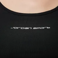 Nike Jordan Sport жіноча Short-Sleeve Knit Crop Top колір чорний