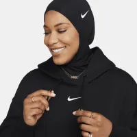 Nike Sportswear Phoenix Fleece жіноча оверсайз Pullover Толстовка з капюшоном колір чорний