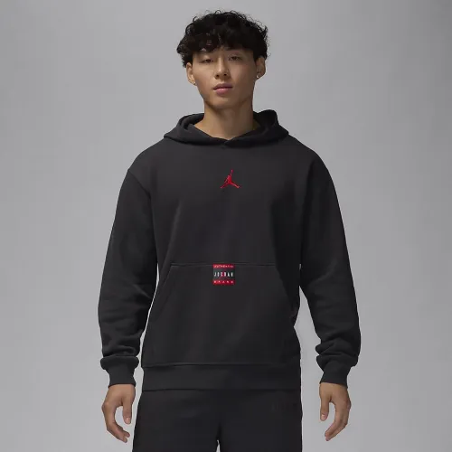 Nike Jordan Brooklyn Fleece мужские Pullover Толстовка с капюшоном цвет черный