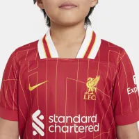 Liverpool FC 2024/25 Stadium Home Big детские Nike Dri-FIT Soccer Replica Jersey цвет красный