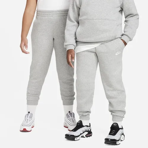 Nike Sportswear Club Fleece Big дитячі Joggers (Extended Size) колір сірий