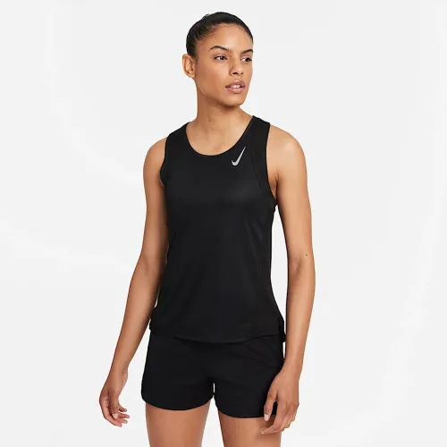 Nike Dri-FIT Race жіноча Running Singlet колір чорний