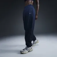 Nike Sportswear Essential женская Mid-Rise оверсайз Woven Joggers синий