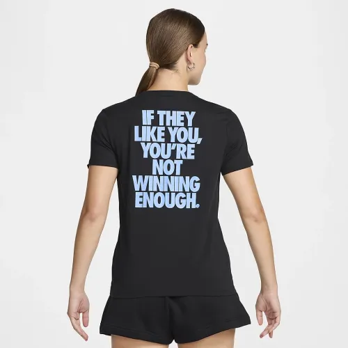 Nike жіноча футболка колір чорний