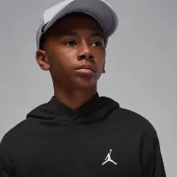 Nike Jordan Brooklyn Fleece Big детские Pullover Толстовка с капюшоном цвет черный