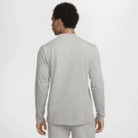 Nike Club чоловічі Long-Sleeve Henley колір сірий