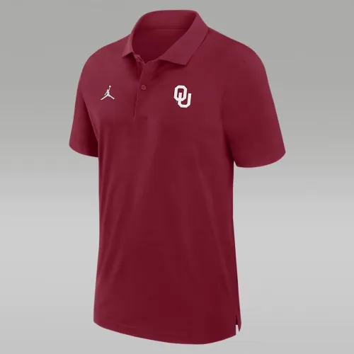 Oklahoma Sooners Sideline мужские Nike Dri-FIT College Polo цвет красный