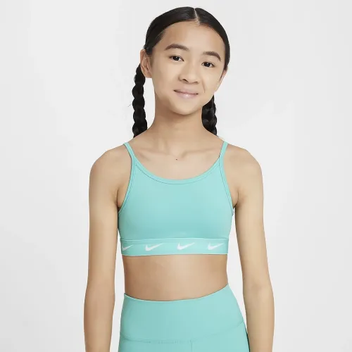 Nike One Girls' Sports Bra цвет зеленый