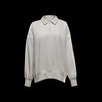 Nike Sportswear Phoenix Fleece женская оверсайз 1/4-Zip Polo цвет коричневый