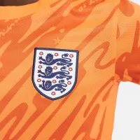 England (чоловічі Team) 2024/25 Stadium Goalkeeper Big дитячі Nike Dri-FIT Soccer Replica Short-Sleeve Jersey Orange