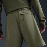 Nike Solo Swoosh чоловічі French Terry шорти колір зелений