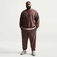 Nike Solo Swoosh мужские Cuffed Fleece Pants цвет фиолетовый