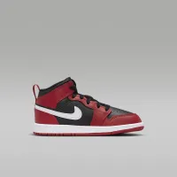 Nike Jordan 1 Mid Little дитячі Кросівки колір чорний